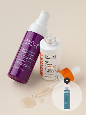 [광채잡티 시너지 듀오] C15 슈퍼 부스터 앰플 20ml + 클리니컬 다크스팟 리페어 세럼 30ml