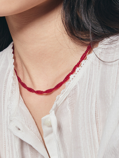 겟미블링 Twist necklace_RD