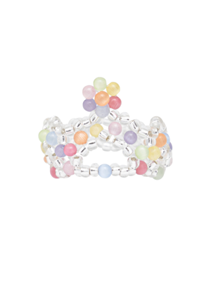 Cupola Beads Ring (Rainbow)