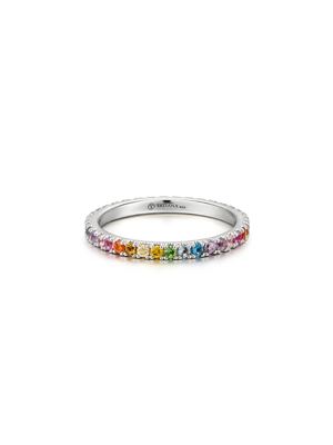 [Silver925] Rainbow Basic Simple Ring_CR0495