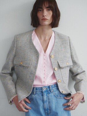 Tweed Crop Jacket SW1AJ247-EX