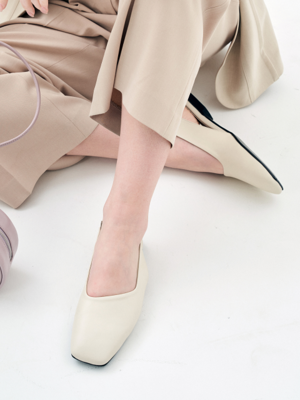 Rowie slingback Ivory 2cm