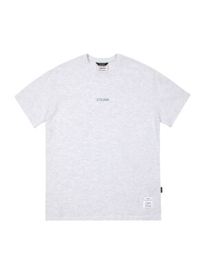 22 FLOWER STANDARD FIT T-SHIRTS WHITE MELANGE