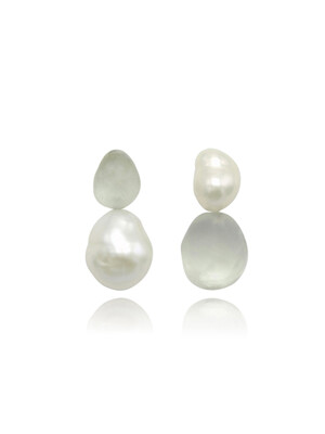 Irregular Pearl Stone Earring
