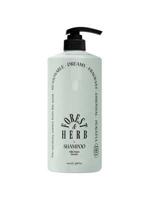 [증정]밀크프로틴 인텐시브 샴푸 포레스트허브 1000ml+샴푸4종샤쉐