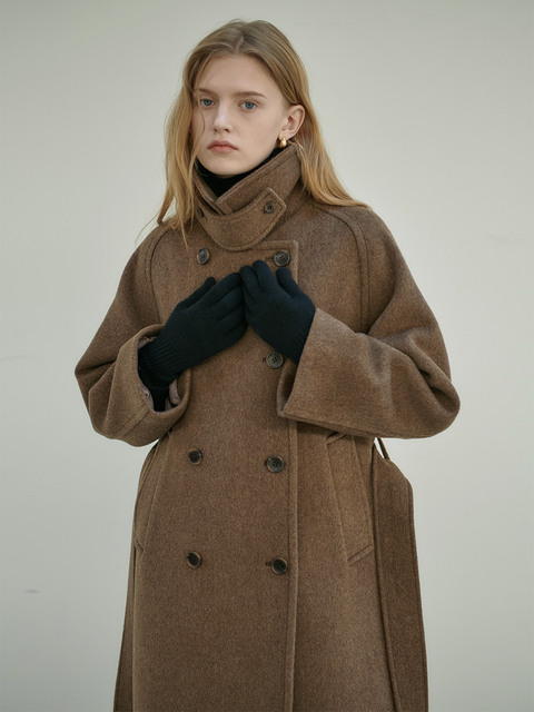 아우터 - 닐바이피 (NILBY P) - 22WN wool trench coat [M/BR]