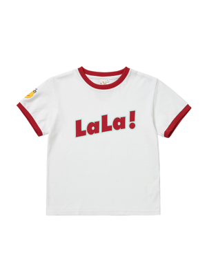 LaLa Twotone T-shirt(라라 투톤 티)[Red]