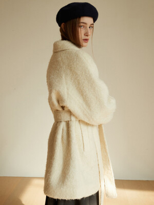 AD048 boukle half coat (ivory)