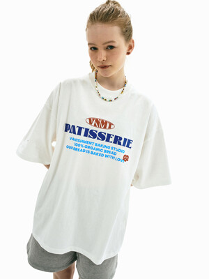 Patisserie oversize t-shirt_ivory