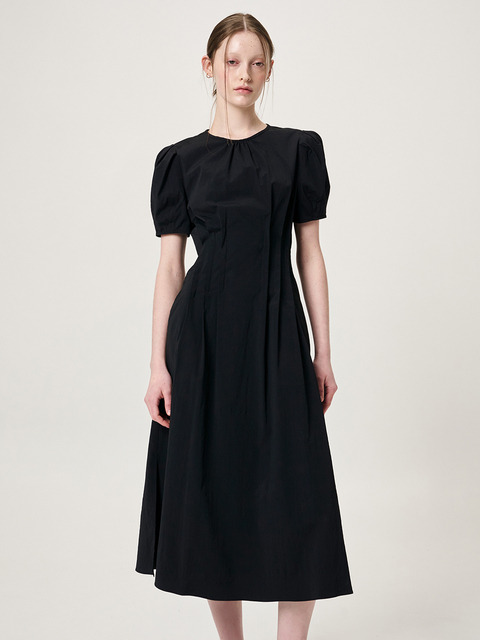 ワンピース ETMON Waist Pintuck Dress, Olive Yellow Women's Trendy Dress Short Sleeve Wrap V Neck Tie Waist Knee