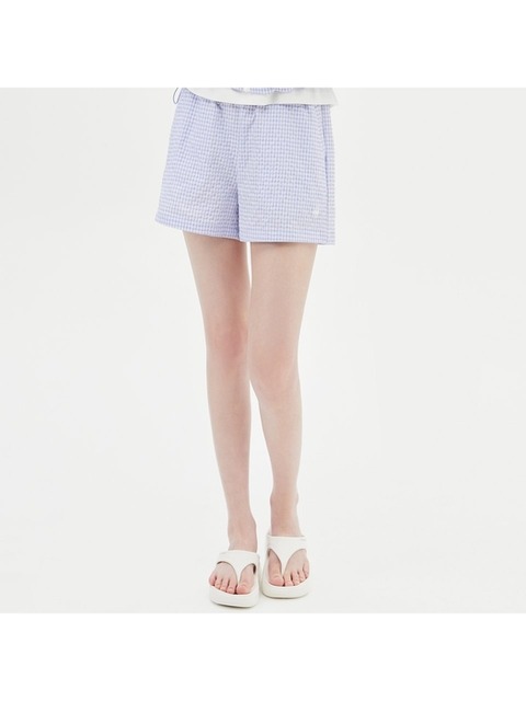 스포츠웨어 - 르꼬끄 스포르티브 (Lecoq sportif) - [르꼬끄 공식] [르꼬끄공식] 시어서커 하프팬츠 (QO222OHP56)