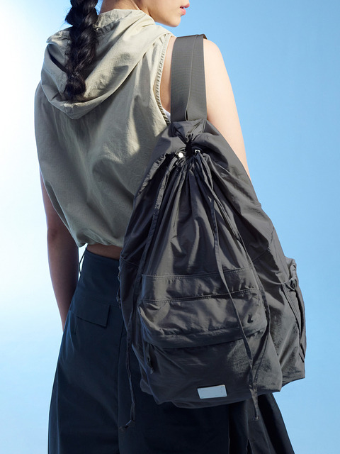 백팩 - 페넥 (FENNEC) - DRAWSTRING BACKPACK - GREY