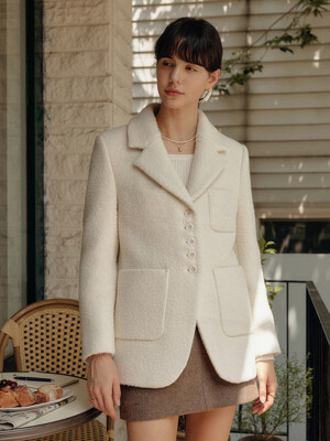 네오 알파카 울 자켓 / NEO ALPACA WOOL JACKET_2colors