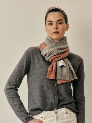 MINOS LAMBS WOOL 100 MUFFLER [3COLOR]