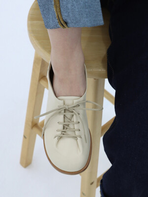 soft laceup loafer_24035_ivory