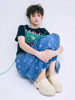 FLOWER RIVET PLATFORM MULE_BEIGE