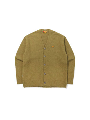 코델 알파카 가디건 KHAKI