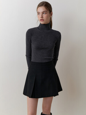 Moyna turtleneck knit (charcoal)