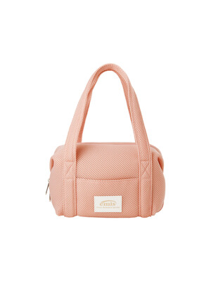 MESH MINI DUFFLE BAG-PEACH