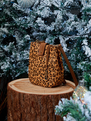 MINI CALF CROSS BAG, REOPARD