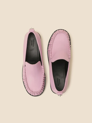 Pleats loafer(pink)_DG1DS25017PIK