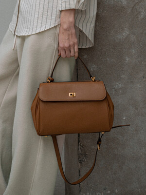SIAC3061 Leather Michelle Bag S_Brown