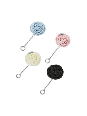 WRINKLE CORSAGE KEYRING