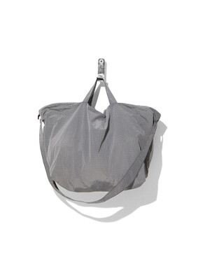 Packable Nylon Big Keyring Bag Gray