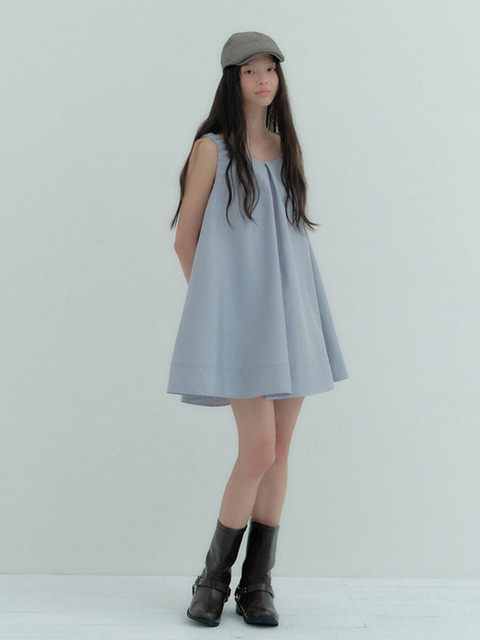 ワンピース [FLOWOOM] Komorebi Check Dress camea jumpsuit • rum punch — sea sage