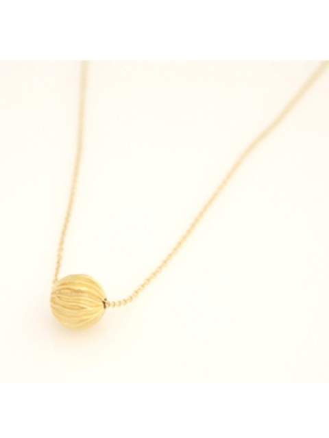 Wave ball necklace