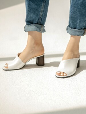 DIAGONAL MULE 1 - WHITE