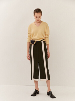 vollide cashmere top_butter yellow
