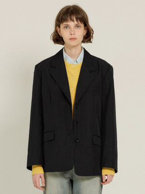 State Cotton Jacket (Black)