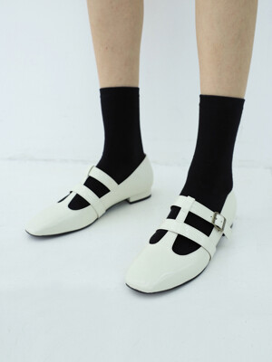 Mary Jane T-Strap Loafer LC202_2cm