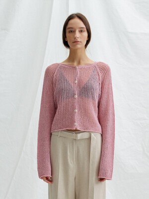 BENNY CARDIGAN (LILAC PINK)