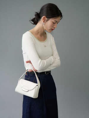 LIBRE MINI TOTE BAG_WHITE