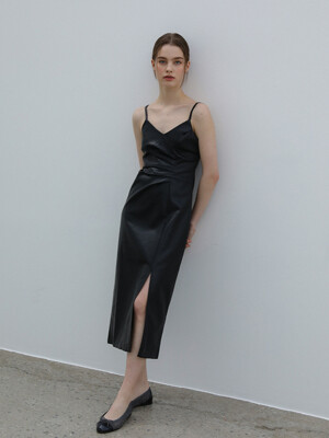 Suspenders Leather Long Onepiece