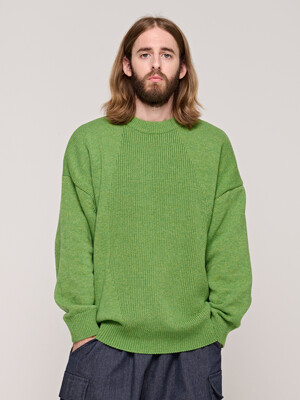 CB WASHED OVER KNIT (GREEN)