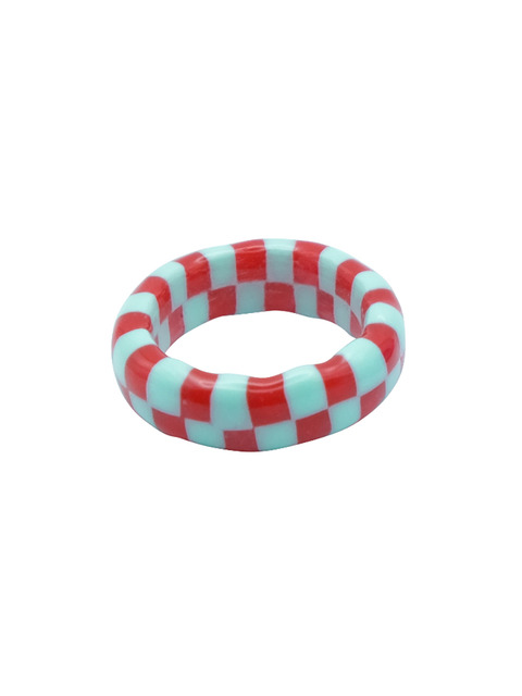 주얼리,주얼리 - 엔프프 (nff) - chess ring-red mint