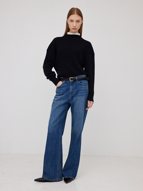 데님,데님 - 하베크 (HAVEC) - Classic straight fit jeans