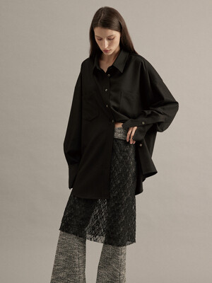 Oversize Shirt Black