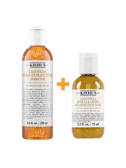 향수 - 키엘 (kiehls) - 키엘 카렌듈라 토너 250ml + 카렌듈라 클렌저 75ml