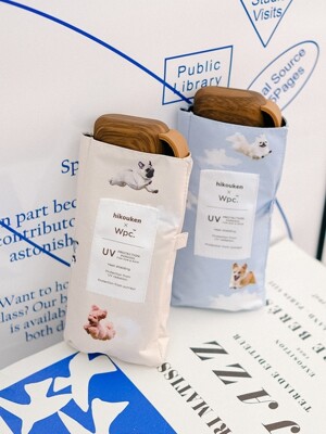 Wpc.양산 멍파라솔 강아지 암막 99.9차단 5단양산 801-HK003-102