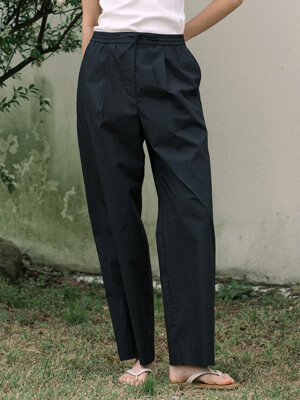 Tuck Banding Wide Pants  Black (KE4521M045)