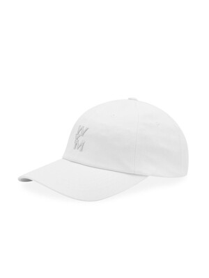 24SS 우영미 모자 볼캡 WYM로고 화이트 W241AC51 662W