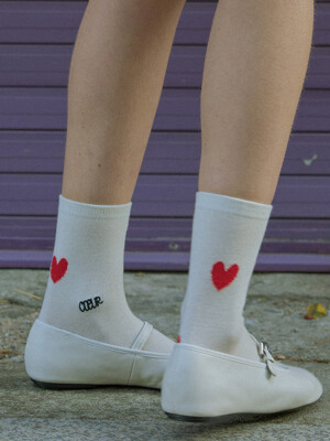 Coeur Wool Socks (Ivory)
