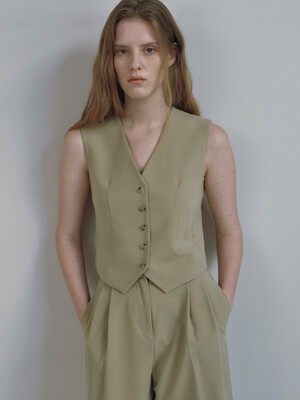 slate 3-piece vest_beige