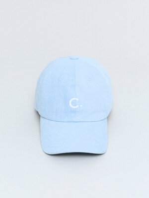 [25SS clove] Denim Logo Ball Cap (Sky Blue)