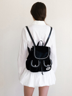SCON VELVET LACE BACKPACK_TT5S706BK
