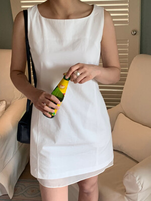 (2COLOR)CLASSIC MINI DRESS